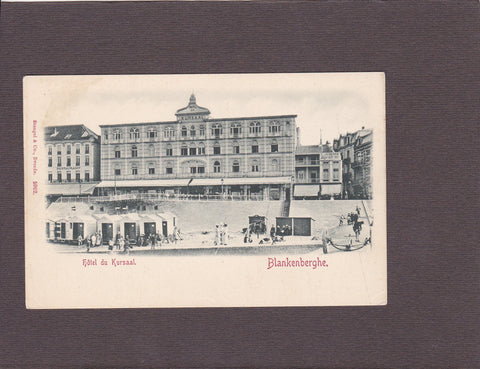 AK  Blankenberghe. Hotel du Kursaal.