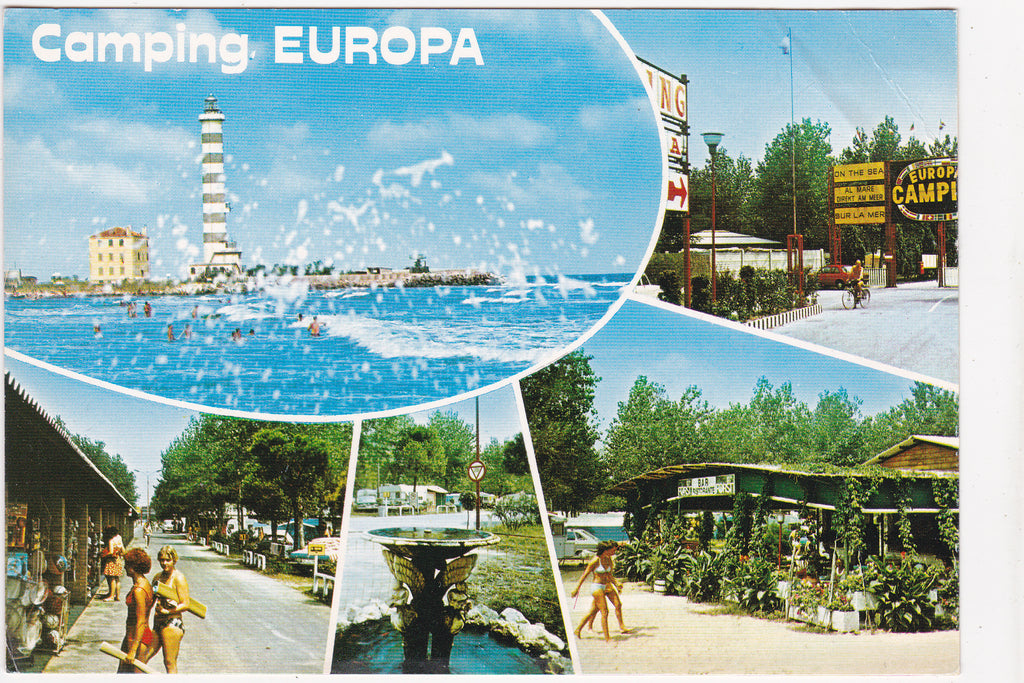 AK Cavallino. Camping Europa. – Parmenides Ansichtskarten