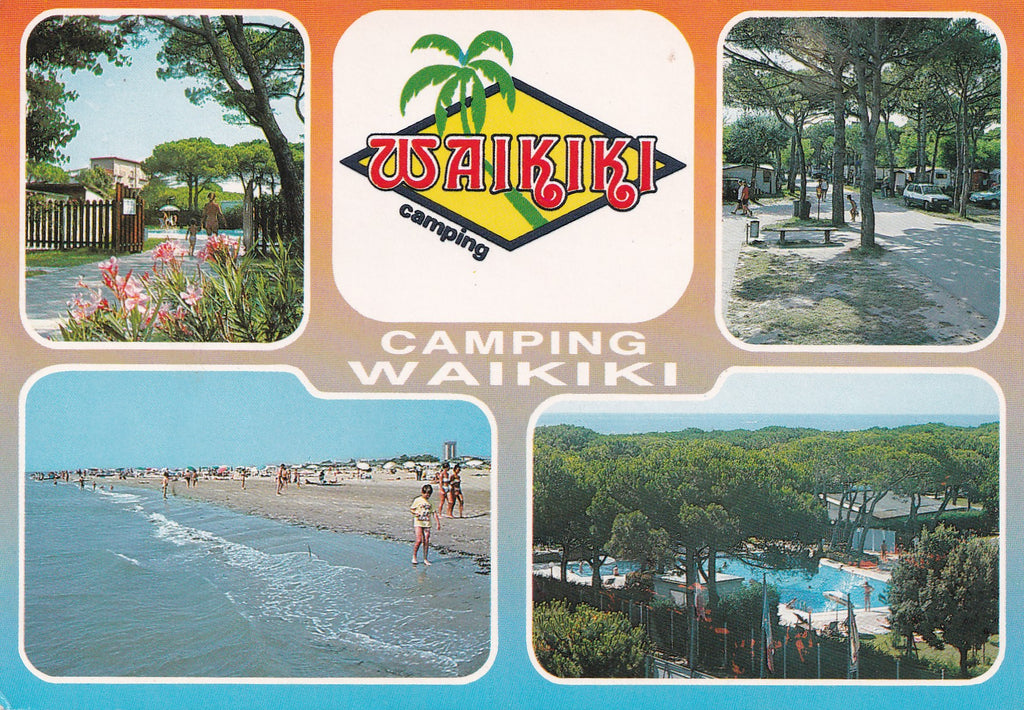 waikiki camping jesolo AK Jesolo Pineta. Camping Waikiki. – Parmenides Ansichtskarten