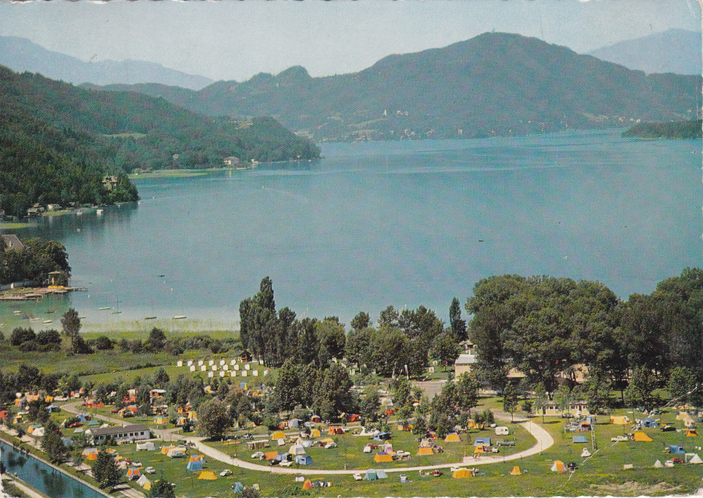 AK Campingplatz Klagenfurt am Wörthersee. – Parmenides Ansichtskarten
