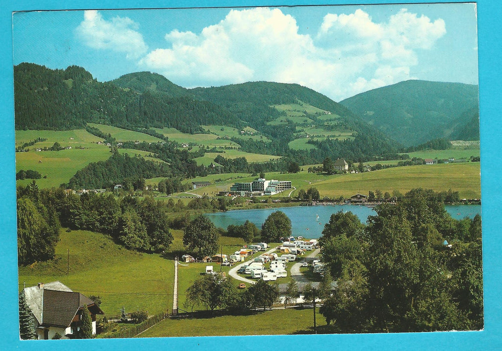 putterersee camping AK Aigen im Ennstal. Putterersee. Campingplatz. Landesberufsschule für – Parmenides Ansichtskarten