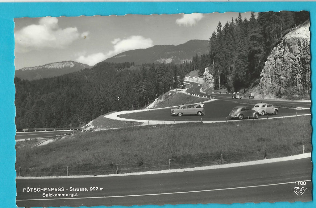 AK Pötschenpass Strasse. Parmenides Ansichtskarten