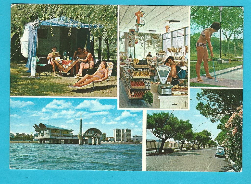 AK Lignano. Camping. Sabbiadoro. – Parmenides Ansichtskarten