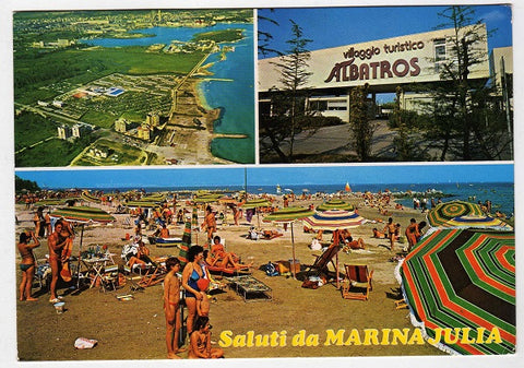 AK Saluti da Marina Julia. Albatros Villaggio Turistico.
