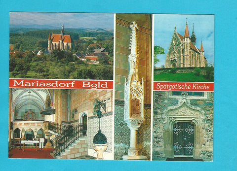 AK Mariasdorf. Spätgotische Kirche.