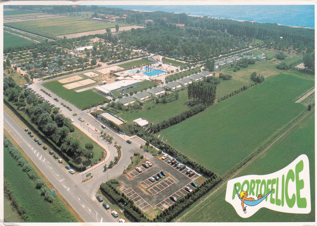 AK Eraclea Mare. Portofelice camping-village. Viale dei Fiori 15. –  Parmenides Ansichtskarten