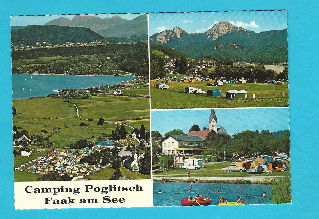 AK Faak am See. Camping Poglitsch. – Parmenides Ansichtskarten