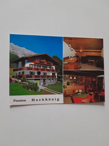 AK Ramsau am Dachstein. Pension Hochkönig Perner Franz und Hanni.