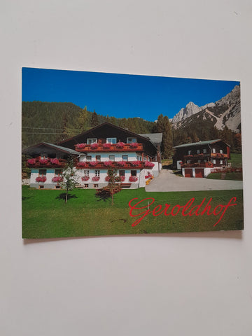 AK Ramsau am Dachstein. Schildlehen 2. Geroldhof. Silvia und Karl Wieser.