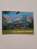 AK Ramsau am Dachstein. Hotel Restaurant Almfrieden. Besitzer: M. u. H. Schrempf.