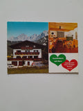 AK Ramsau 233. Alpengasthof Peter Rosegger mit Alpinschule Dachstein.