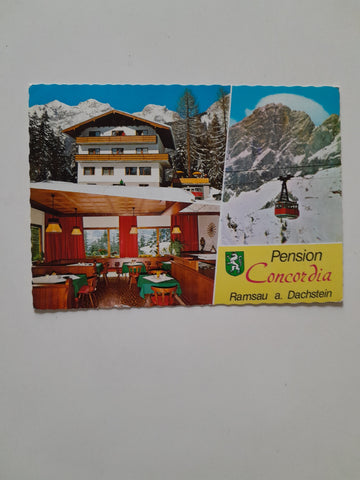 AK Ramsau 266. Pension Concordia. Bes. J. u. M. Putz.