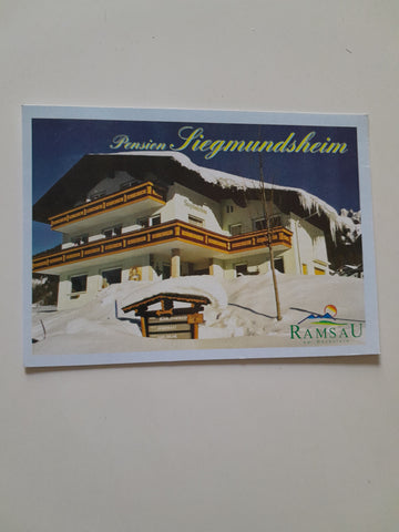 AK Ramsau am Dachstein. Rührlehnerhof und Siegmundsheim. Schildlehen 1. Familie Huber.