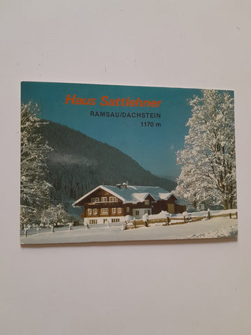 AK Ramsau. Schildlehen 27. Haus Sattlehner.