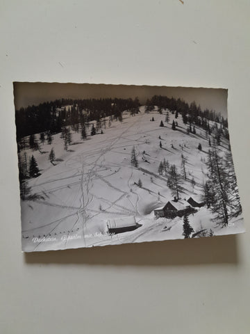 AK Ramsau am Dachstein. Glösalm mit Schiwiese.