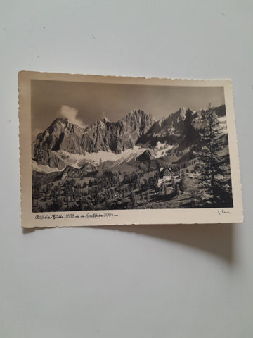 AK Austriahütte mit Dachstein.