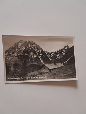 AK Dachstein. Austria-Hütte am Brandriedl. (1928)