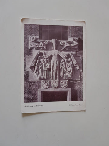 AK Fatimakirche Graz-Münzgraben. Schutzfrau Österreichs Bildhauer Sepp Troyer.