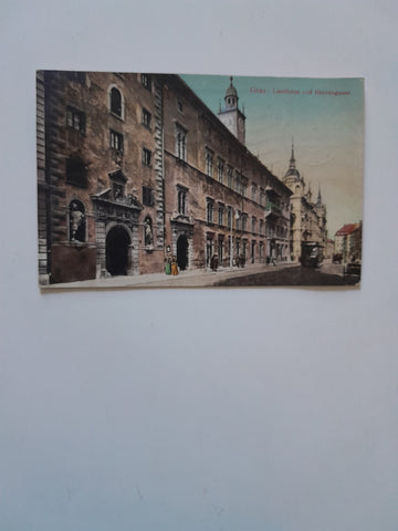 AK Graz. Landhaus und Herrengasse. (1911-12)