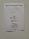 Autogrammkarte Prissner Spitzbuam. Andreas Walzl Prissian/Tisens bzw. Erich Pallweber Nals.