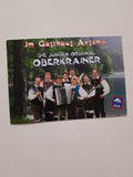 Autogrammkarte Die jungen original Oberkrainer. Im Gasthaus Avsenik.