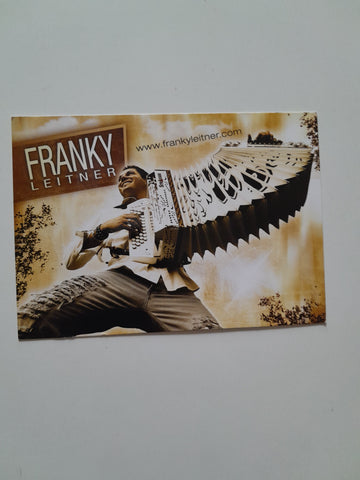 Autogrammkarte Franky Leitner.