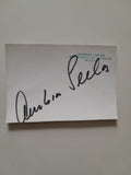 Autogrammkarte Ambros Seelos Orchester. (Handsigniert von Ambros Seelos)
