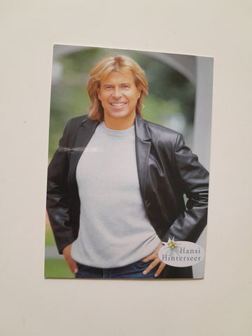 Autogrammkarte Hansi Hinterseer.