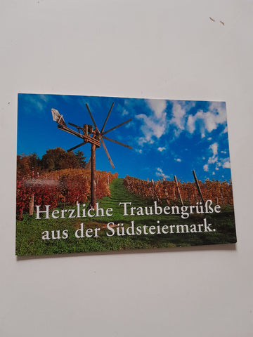 AK Herzliche Traubengrüße aus der Südsteiermark.