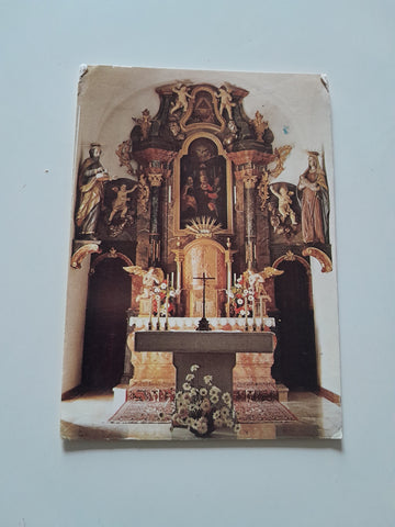AK Bärnbach Hl. Berg. Kircheninneres.