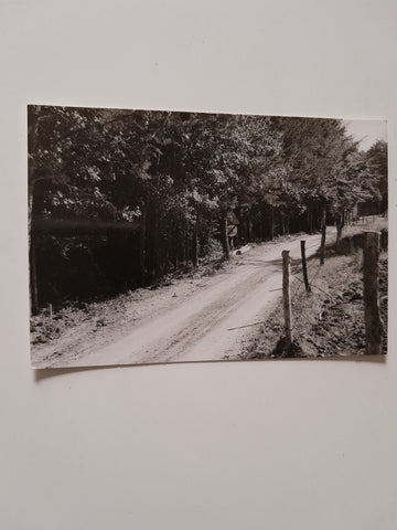 Foto-AK Beseitigung einer Straßenenge in Lobming. (1951)