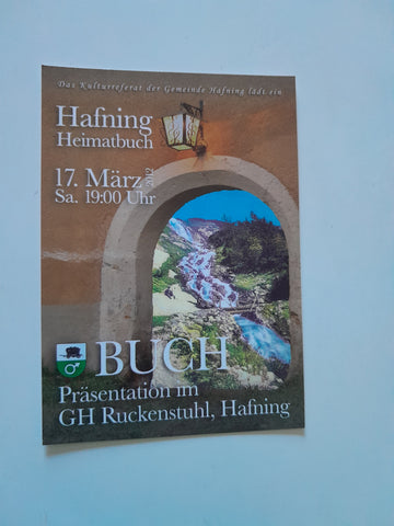 AK Hafning Heimatbuch Präsentation im GH Ruckenstuhl, Hafning. Sa 17. März 2012.