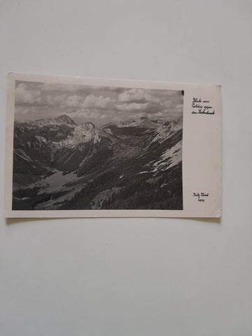 AK Blick vom Polster gegen den Hochschwab.