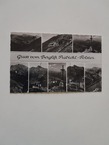 AK Gruss vom Berglift Präbichl-Polster. (1962)