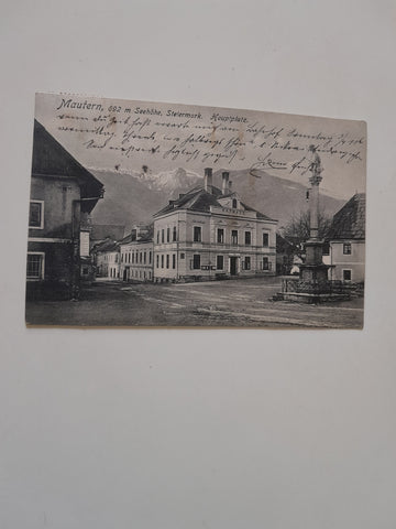 AK Mautern. Hauptplatz. (1909)