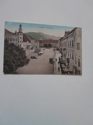 AK Leoben. Hauptplatz. (1910)