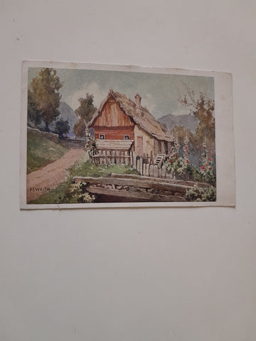 AK Bauernhaus in Adriach. Steiermark.
