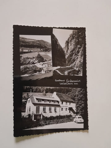 AK Gasthaus Lindenwirt Weizklamm.