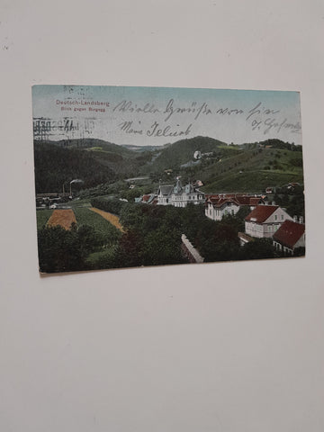 AK Deutschlandsberg. Blick gegen Burgegg.