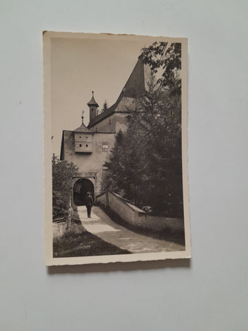 AK Pension Strechau bei Rottenmann. Burg Eingang.