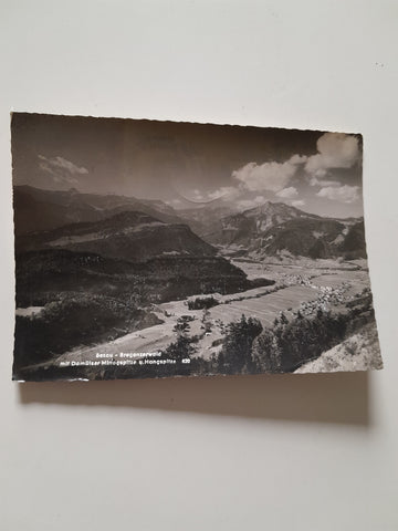 AK Bezau mit Damülser Mittagspitze u. Hangspitze.