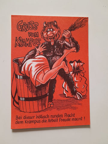 AK Gruss vom Krampus.