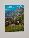 AK Florl Hütte auf der Dullwitzalm gegen die Große Gschirrmauer.