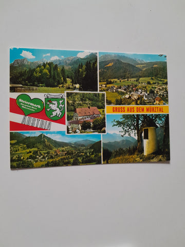 AK Gruss aus dem Mürztal. Neuberg. Kapellen Mürsteg Niederalpl.