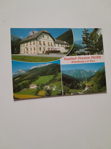AK Altenberg an der Rax. Gasthof Pension Paier.