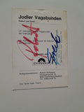 Autogrammkarte Jodler Vagabunden Robert und Fredl. (Handsigniert)