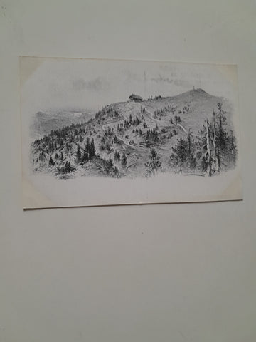 AK O. Kernstockhaus. Aus dem Gipfel des Rennfeldes.