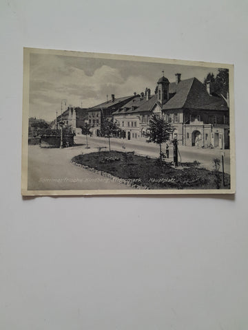 AK Kindberg. Hauptplatz. (1932/33)