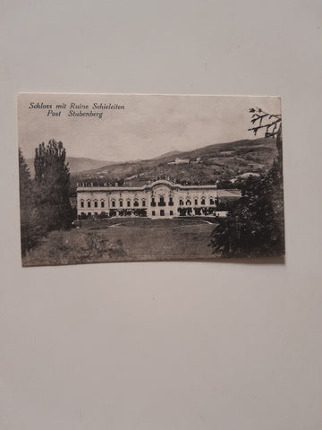 AK Schloss mit Ruine Schieleiten. (1922)