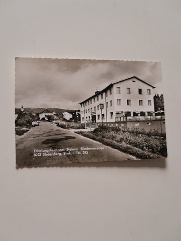AK Stubenberg. Erholungsheim des Steierm. Blindenvereines.